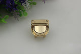 3x3cm Metal Handbag Clasp Turn Lock Buckle Bag Accessories Twist Lock for DIY Bag Purse Hardware Closure New 4 Color