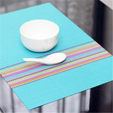 1 piece pvc placemat dining table mats de table bowl pad napkin dining table tray mat coasters kids table