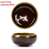High Quality 4 pcs/lot China Dehua Colorful ceramic cup Binglie tea cup Beautiful Environmental protection