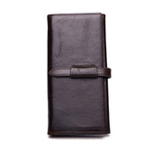 Long business and leisure hand holding High-quality cow leather multi-card purse Genuine Leather men's wallet