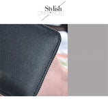 New Korean version  simple square lady wallet High-quality PU leather Short zipper purse fringed mini women's purse