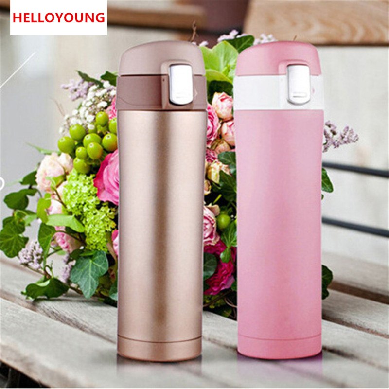 CJ016 Heat Insulating Bottle Bounce Bottle Automotive Stainless Steel bottle Drink Water Bottle Drinkware Outdoor Portable Main image