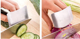 Finger guard newest stainless steel protect finger hand not to hurt cut Safety Guard Kitchen cooking tools