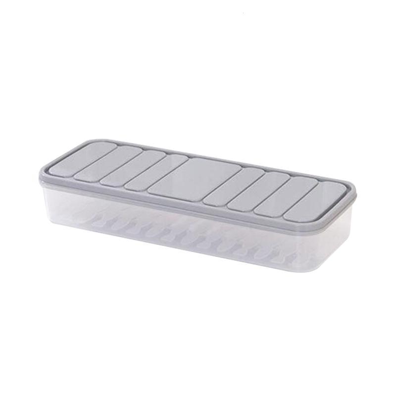 Egg Fish storage box food container keep eggs fresh refrigerator organizer kitchen dumplings storage containers 3