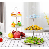 europe tray Plastic Serving Platter Cake Stand trayDessert tray square candy pan Tea Party fruit tray in part kitchen helper