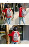 New Women Backpack Fashion School Bag For Teenage Girls Cute Student Backpacks Velour Casual Ladies Schoolbag mochila