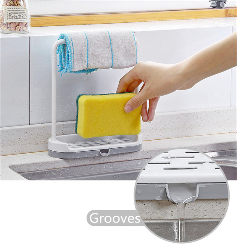 Kitchen Countertops Storage Racks Dust Sheets Dish Drain Shelfs Free Punch Towels Cloth Sheets Rag Racks