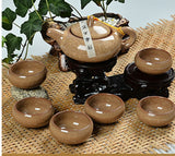 CJ258 High Quality 7 pcs/lot China Dehua Colorful ceramic cup Binglie tea cup Beautiful Environmental protection