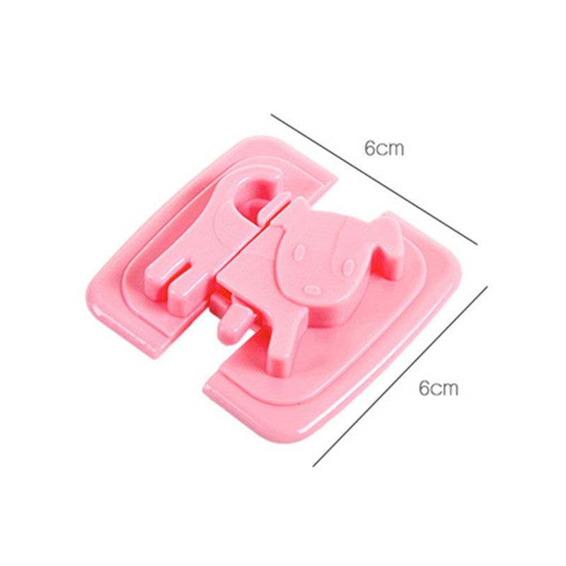 Cabinet Door Refrigerator Toilet Safety Lock For Child Baby Safety Lock Cartoon Dog Puppy Shape Safety Fridge Door Locks Secondary image