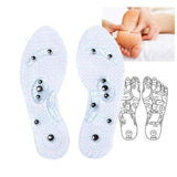 New Men and Women Magnetic Therapy Foot Insole Transparent Silicone Anti-fatigue Health Care Massage Slimming Weight Loss Insole