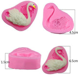 New Brand Fondant  Bakeware Cake 3D Mould Swan Shaped Party Decoration Cake Tools DIY Wedding Silicone Baking Moulds