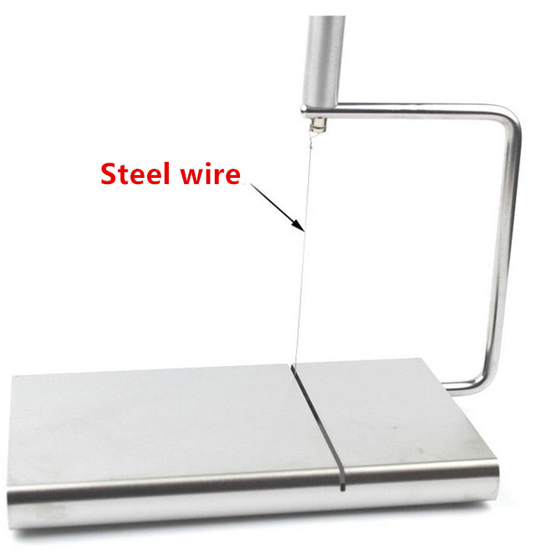 Stainless Steel Cheese Slicer Cheese Cutting Boards Butter Cake Cutter Knife Durable Kitchen Dessert Baking Cheese Tool Secondary image