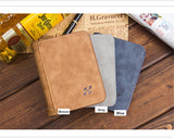 New Vintage High quality PU leather clutch male leather Wholesale ultra-thin fashion casual men's wallet clam