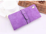 Fashion Luxury Brand Women Wallets Matte Leather Wallet Female Coin Purse Wallet Women Card Holder Wristlet Money Bag Small Bag