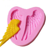 Silicone Cake Mold Birthday Cake Decorating Angel Wings Bakeware Fondant Baking Chocolate Soap Mold