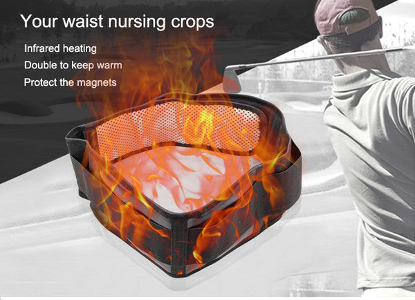 Tcare Adjustable Waist Tourmaline Self heating Magnetic Therapy Back Waist Support Belt Lumbar Brace Massage Band Health Care