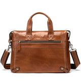 Messenger Bag men's genuine leather men shoulder bag Casual Male briefcases laptop Crossbody bags for men handbags