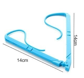 1pc Books Stand Portable Hands Free Book Holder Folding Stand Holds Pages Open Clip Fixed Clamp Secondary image