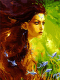 Glamor Girl and Digital Painting DIY Handpainted Oil Painting by numbers oil paintings chinese scroll paintings