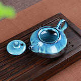 Starry sky tea set Include 6 cups 1 tea pot,Jingdezhen glaze Porcelain Brand Exquisite Set Kung Fu Tea Cup