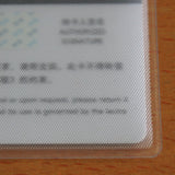 Waterproof Transparent Card Holder Plastic Card id Holders Case To Protect Credit Cards Card Protector Cardholder