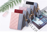 Tassels Zipper&Hasp Women Wallet For Coin Card Cash Invoice Fashion Lady Wallets Small Purse Short Solid Female Clutch Carteras