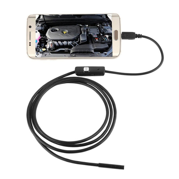 6LED 1M/7mm Lens Ear Cleaner Endoscope Waterproof Inspection Borescope Camera for Android PC Phone & Notebook Device Health Care
