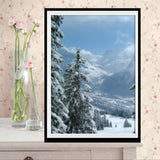 DIY Full 5D Diamond Embroider The Snow mountain Round Diamond Painting Cross Stitch Kits Diamond Mosaic home  Decoration