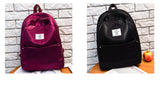 New Shiner Women Backpack Solid Color Preppy Casual Backpack for Teenage Girls Female School Shoulder Bag Bagpack mochila