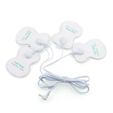 New Russian button Electrical Muscle Stimulator Body Relax Muscle Massager Pulse Tens Acupuncture Therapy Slipper+8 Pads+box