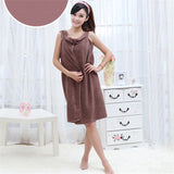 HELLOYOUNG Microfiber Women Sexy Bath Towel Wearable Beach Towel Soft Beach Wrap Skirt Super Absorbent Bath Gown
