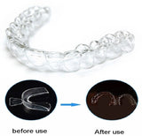 2 Pairs Sleeping Mouth Guard Stop Teeth Grinding Anti Snoring Bruxism with Case Box Sleep Aid Eliminates Snoring Health Care