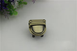 3x3cm Metal Handbag Clasp Turn Lock Buckle Bag Accessories Twist Lock for DIY Bag Purse Hardware Closure New 4 Color