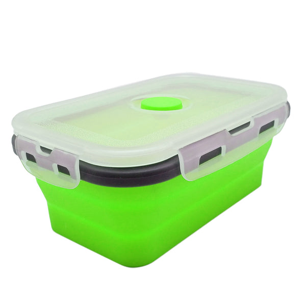 Silicone Folding Bento Box Collapsible Portable Lunch Box for Food Dinnerware Food Container Food Bowl For Children