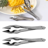 1PCS Stainless Steel Creative Pineapple Peeler Easy Pineapple Knife Cutter Corer Slicer Clip Fruit Salad Tools
