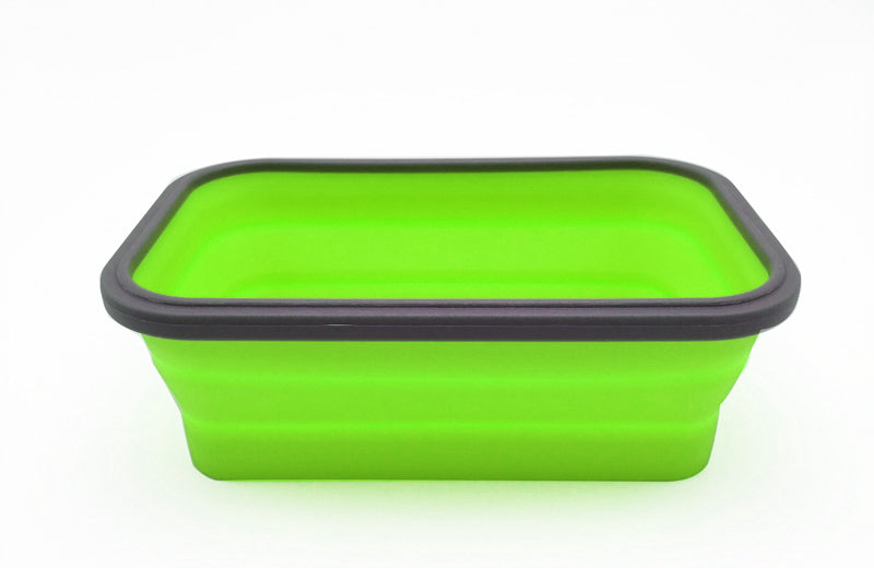 Silicone Folding Bento Box Collapsible Portable Lunch Box for Food Dinnerware Food Container Food Bowl For Children