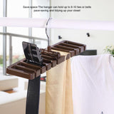 10 Grid Storage Rack Tie Belt Organizer Space Saver Rotating Scarf Ties Hanger Holder Hook Closet Organization Tops Bra Belt Bag