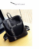 Backpack Female  New Korean Wild School Wind Student Bag Casual Color Letter Backpack Travel Bag