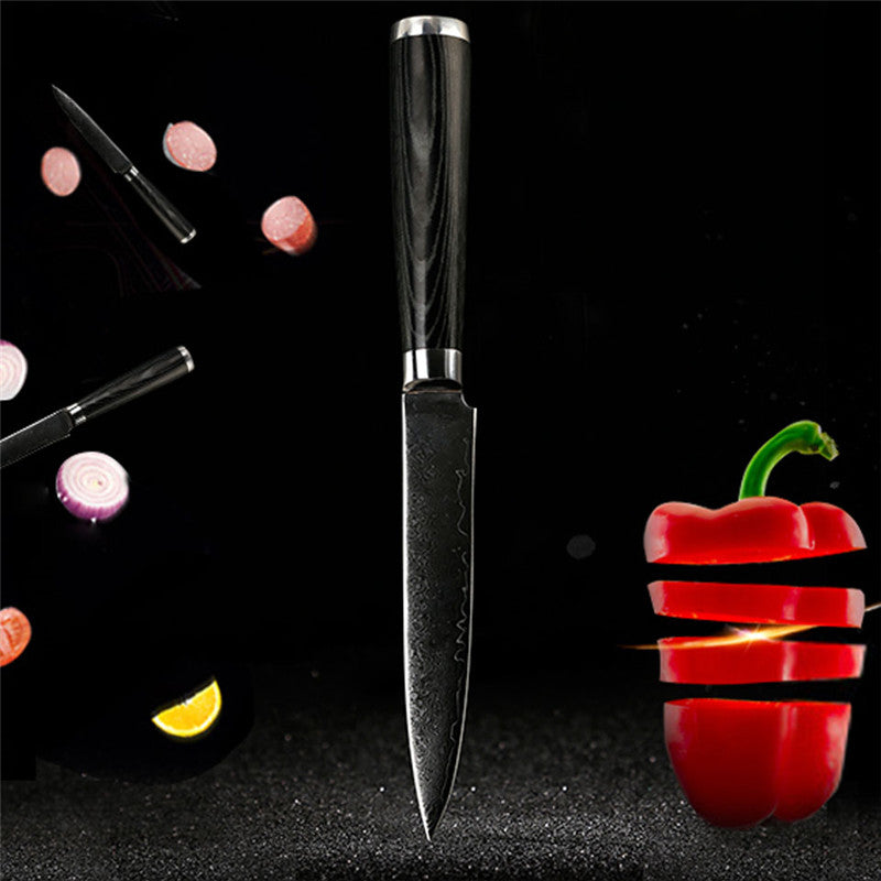 Brand 5" damascus steel kitchen knife sharper chef knife kitchen knife