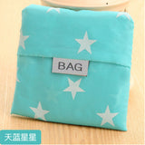 Fashion portable women shopping bag creative printing Oxford cloth folding Ladies bag Kitchen storage bags home accessories
