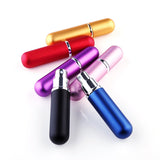 5ml Travel Mini Aluminum Refillable Perfume Bottle Spray Empty Atomizer Scent Pump Case Liquid Storage Holder Cosmetic Container