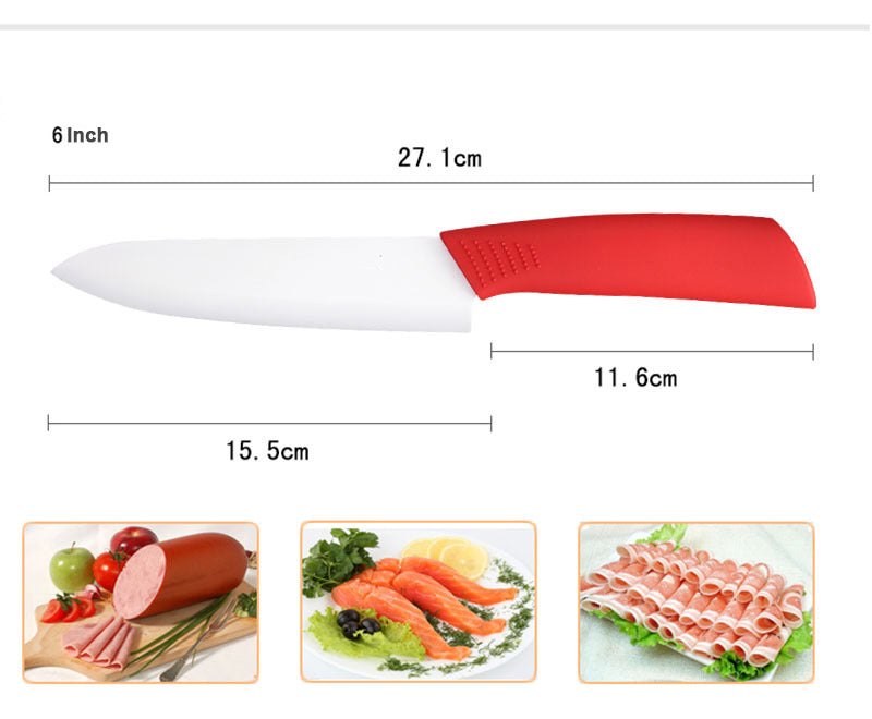 brand high quality kitchen knife ceramic knife set Ceramic Knife Set 3" 4" 5" 6" inch+peeler+Acrylic Stand kitchen