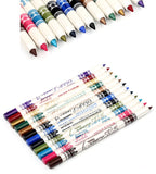 Menow Brand 12 Colors/Set Eyeliner Lip Pencil Waterproof Eye shadow Make up kit Cosmetic 3-in-one Eyes Makeup maquiagem 5471