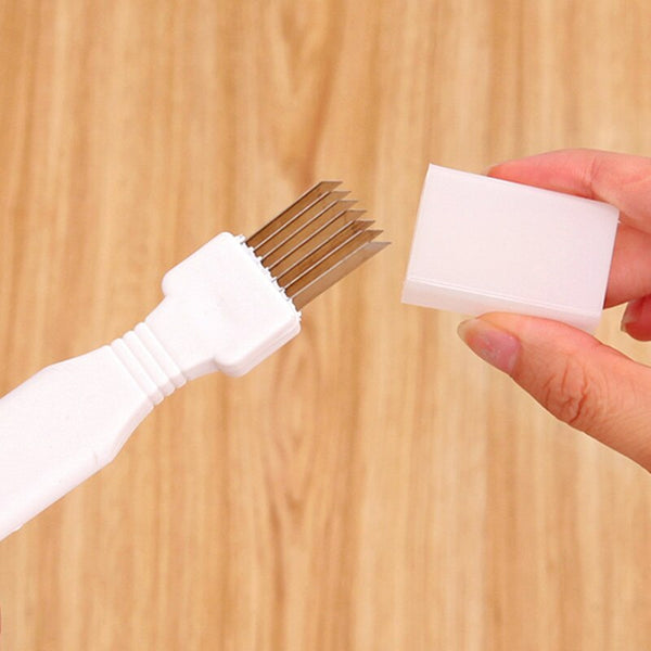 Convenient Onion Knife CutterGraters Slicers Shredder Plastic+Stainless Steel knives With Cover Vegetable Tools