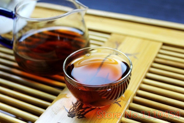 TemuTea 357g Classic Ripe Pu Er Tea Black Menghai Cooked Pu-erh Puer Red Slimming tea