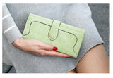 Fashion Retro Matte Stitching leather Wallet Women Long Purse Clutch Women Casual Hasp Dollar Price Wallet Handbag carteira