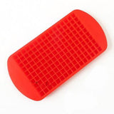 Square 1 pc 160 Holes Ice Mold Silicone 4 Colors Bar Drink Whiskey Sphere 160 grids Ice Mold DIY Ice Cube Tray Make
