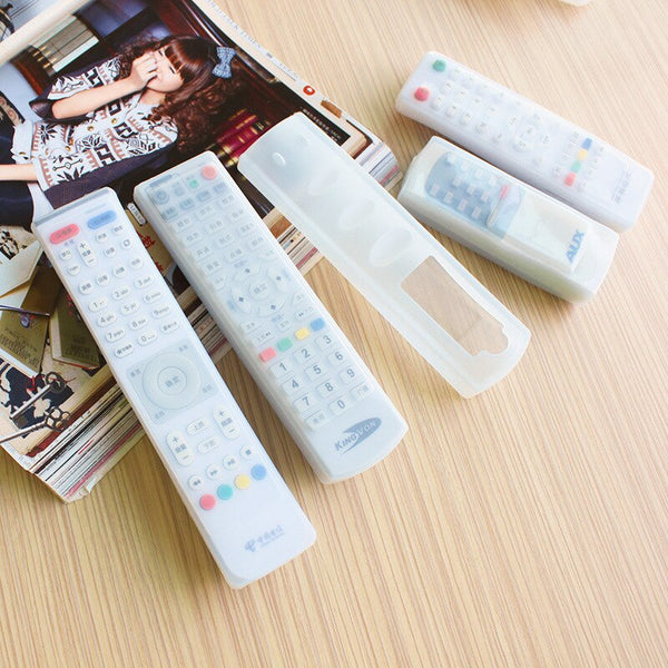 Silicone Protective Case Cover Skin For TV Remote Control Dust Cover Holder Organizer Home Accessories Supplies