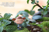 2pcs/lot Couple dolls Bride and groom Wedding decorations Micro landscape ornaments Chinese style creative ornaments Crafts