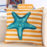 BZ053 Luxury Cushion Cover Pillow Case Home Textiles supplies Lumbar Pillow Marine life decorative throw pillows chair seat